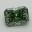 2.51 Ct. Fancy Vivid Green Radiant Lab Grown Diamond
