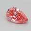 0.40 Ct. Fancy Vivid Pink Pear Lab Grown Diamond