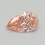0.44 Ct. Fancy Vivid Pink Pear Lab Grown Diamond