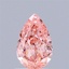 1.05 Ct. Fancy Vivid Pink Pear Lab Grown Diamond