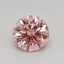 0.40 Ct. Fancy Vivid Pink Round Lab Grown Diamond