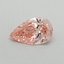 0.34 Ct. Fancy Vivid Pink Pear Lab Grown Diamond