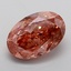 5.03 Ct. Fancy Vivid  Pink Oval Lab Grown Diamond