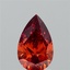 1.19 Ct. Fancy Vivid  Orange Pear Lab Grown Diamond