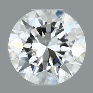 Round diamond — real photo