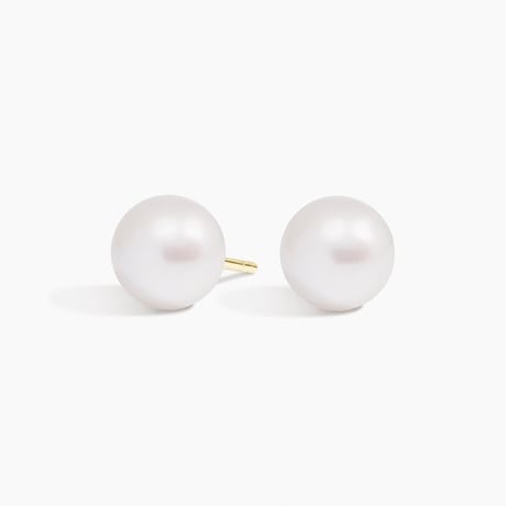 Premium Akoya Cultured Pearl Stud Earrings (7mm)