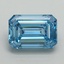 4.03 Ct. Fancy Vivid Blue Emerald Lab Grown Diamond
