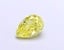 1.01 Ct. Fancy Vivid  Yellow Pear Lab Grown Diamond