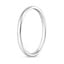 18K White Gold 1.5mm Slim Profile Wedding Ring, smallside view