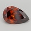 2.00 Ct. Fancy Deep  Orange Pear Lab Grown Diamond