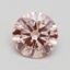 1.70 Ct. Fancy Intense Pink Round Lab Grown Diamond
