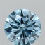 1.50 Ct. Fancy Vivid Blue Round Lab Grown Diamond