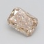 0.33 Ct. Very Light  Brown Radiant Lab Grown Diamond