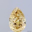 1.08 Ct. Fancy Yellow Pear Lab Grown Diamond