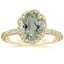 18K Yellow Gold Nova Halo Diamond Ring (1/2 ct. tw.), smalltop view