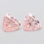 2.95 Ct. Fancy Intense  Pink Heart Lab Grown Diamond