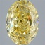 5.09 Ct. Fancy Intense Yellow Oval Lab Grown Diamond