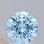 2.14 Ct. Fancy Vivid  Blue Round Lab Grown Diamond