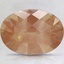 15x10.8mm Unheated Peach Modified Oval Oregon Sunstone