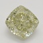 1.52 Ct. Fancy Brownish Greenish Yellow Cushion Diamond