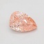 0.54 Ct. Fancy Vivid Pink Pear Lab Grown Diamond