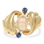 Retro Moonstone Cocktail Ring