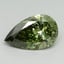 2.02 Ct. Fancy Vivid Green Pear Lab Grown Diamond