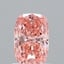 1.12 Ct. Fancy Vivid Pink Cushion Lab Grown Diamond