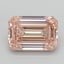 2.85 Ct. Fancy Intense  Pink Emerald Lab Grown Diamond