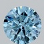 2.07 Ct. Fancy Vivid Blue Round Lab Grown Diamond