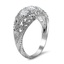 The Maisha Ring, smalltop view on a hand