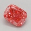 0.81 Ct. Fancy Vivid Pink Cushion Lab Grown Diamond