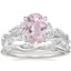 18K White Gold Luxe Secret Garden Diamond Ring (3/4 ct. tw.) with Winding Willow Diamond Ring