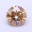 1.30 Ct. Fancy Light Brown Round Lab Grown Diamond