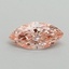 0.58 Ct. Fancy Vivid Pink Marquise Lab Grown Diamond