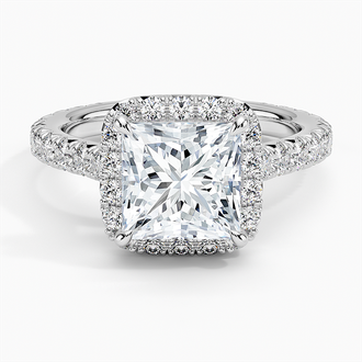 Estelle Halo Diamond Ring - Brilliant Earth