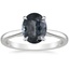 14K White Gold Dawn 1.5mm Diamond Ring, smalltop view