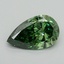 1.00 Ct. Fancy Vivid Pacific Green Pear Lab Grown Diamond