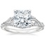 Platinum Begonia Vine Diamond Ring (1/2 ct. tw.), smalltop view