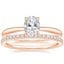 14K Rose Gold Freesia Ring with Luxe Ballad Diamond Ring (1/4 ct. tw.)