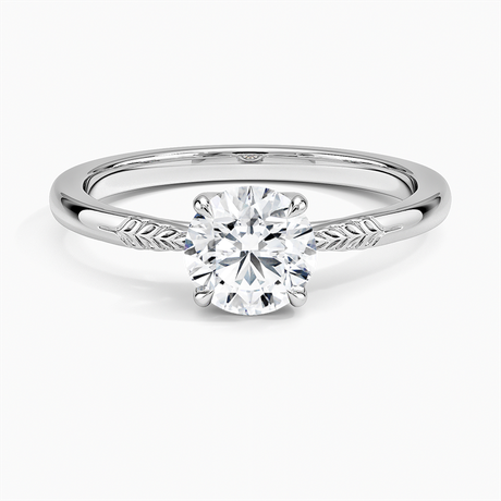Laurel Engraved Ring - Brilliant Earth