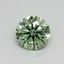 0.68 Ct. Fancy Vivid Green Round Lab Grown Diamond