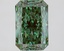 2.73 Ct. Fancy Vivid Green Radiant Lab Grown Diamond