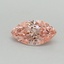 0.33 Ct. Fancy Vivid Pink Marquise Lab Grown Diamond