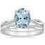 Platinum Petite Twisted Vine Diamond Bridal Set (1/4 ct. tw.)