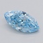 1.03 Ct. Fancy Vivid  Blue Marquise Lab Grown Diamond