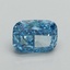 2.05 Ct. Fancy Vivid Blue Cushion Lab Grown Diamond