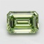 3.88 Ct. Fancy Vivid  Green Emerald Lab Grown Diamond