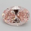 2.50 Ct. Fancy Pink Oval Lab Grown Diamond