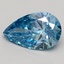 2.02 Ct. Fancy Vivid Blue Pear Lab Grown Diamond